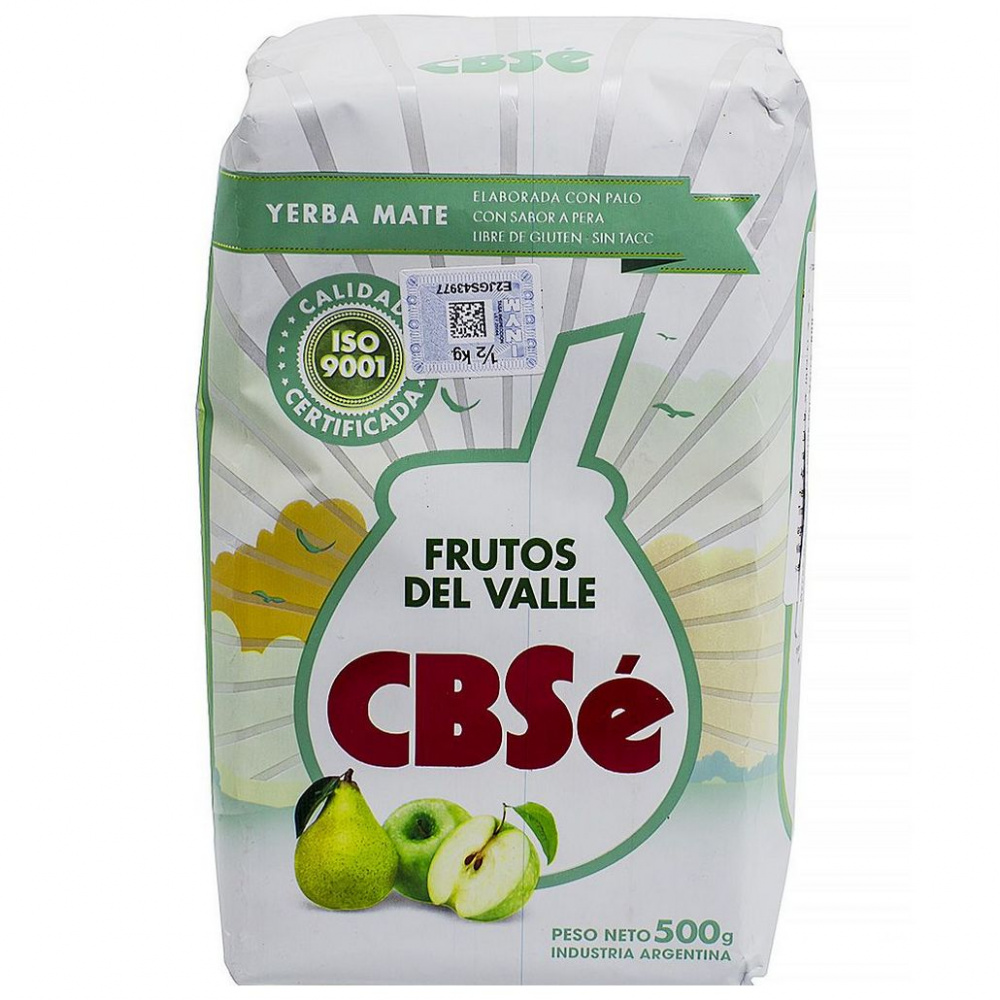 Чай мате CBSe Frutos del Valle, листовой, с добавками, 500 г