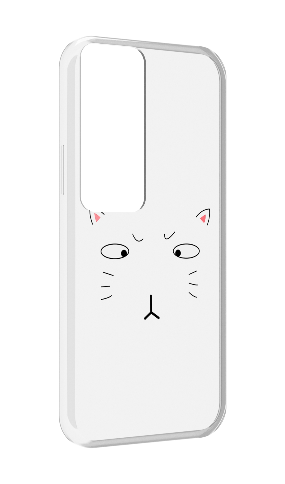 

Чехол MyPads кот-части-лица для Tecno Pova Neo 2, Прозрачный, Tocco