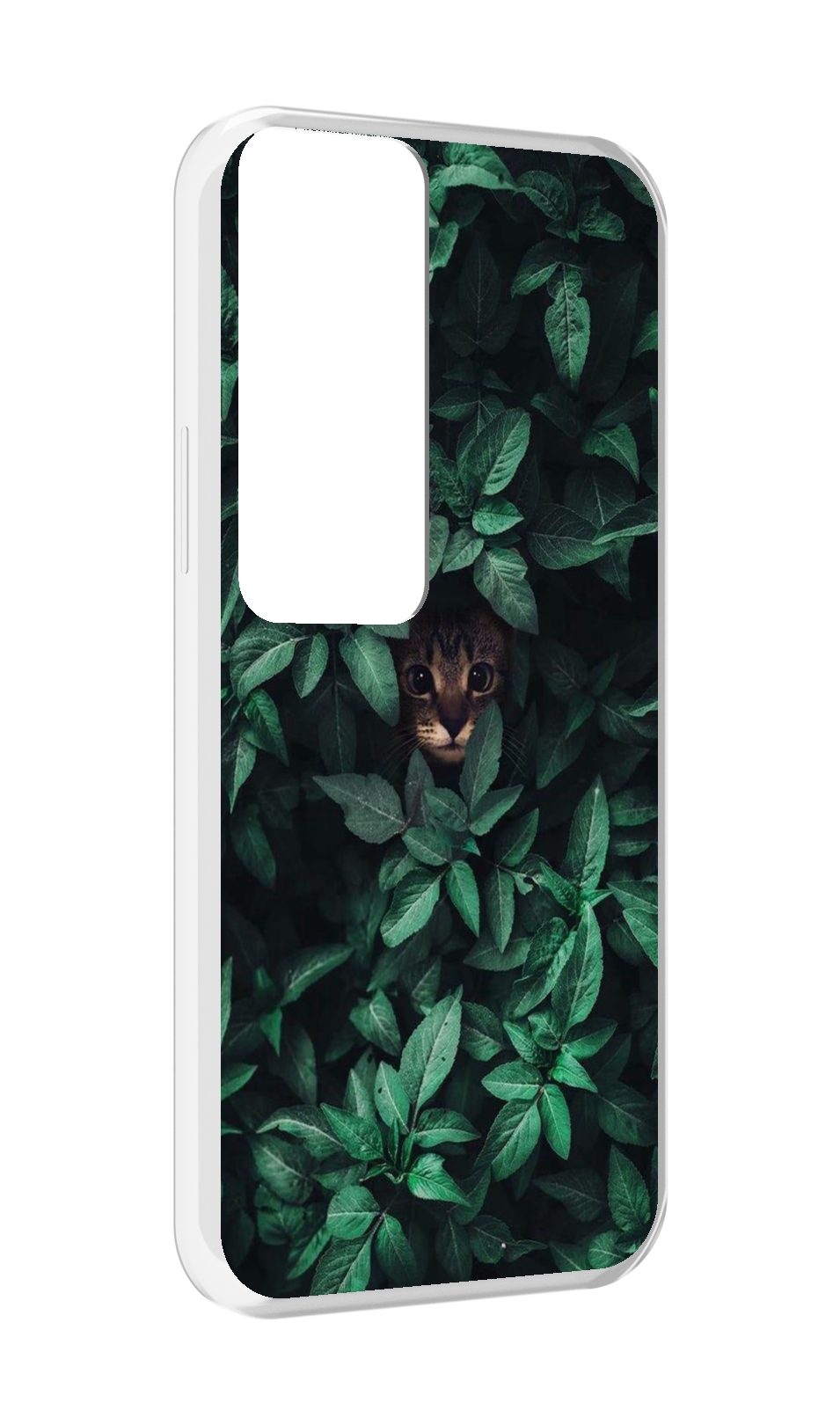 

Чехол MyPads котенок в листьях для Tecno Pova Neo 2, Прозрачный, Tocco