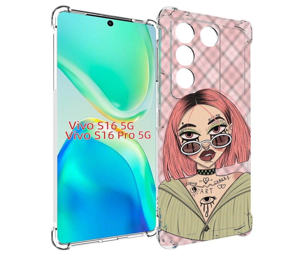 

Чехол MyPads бунтарка-девочка для Vivo S16 5G/S16 Pro 5G/V27/V27 Pro, Tocco