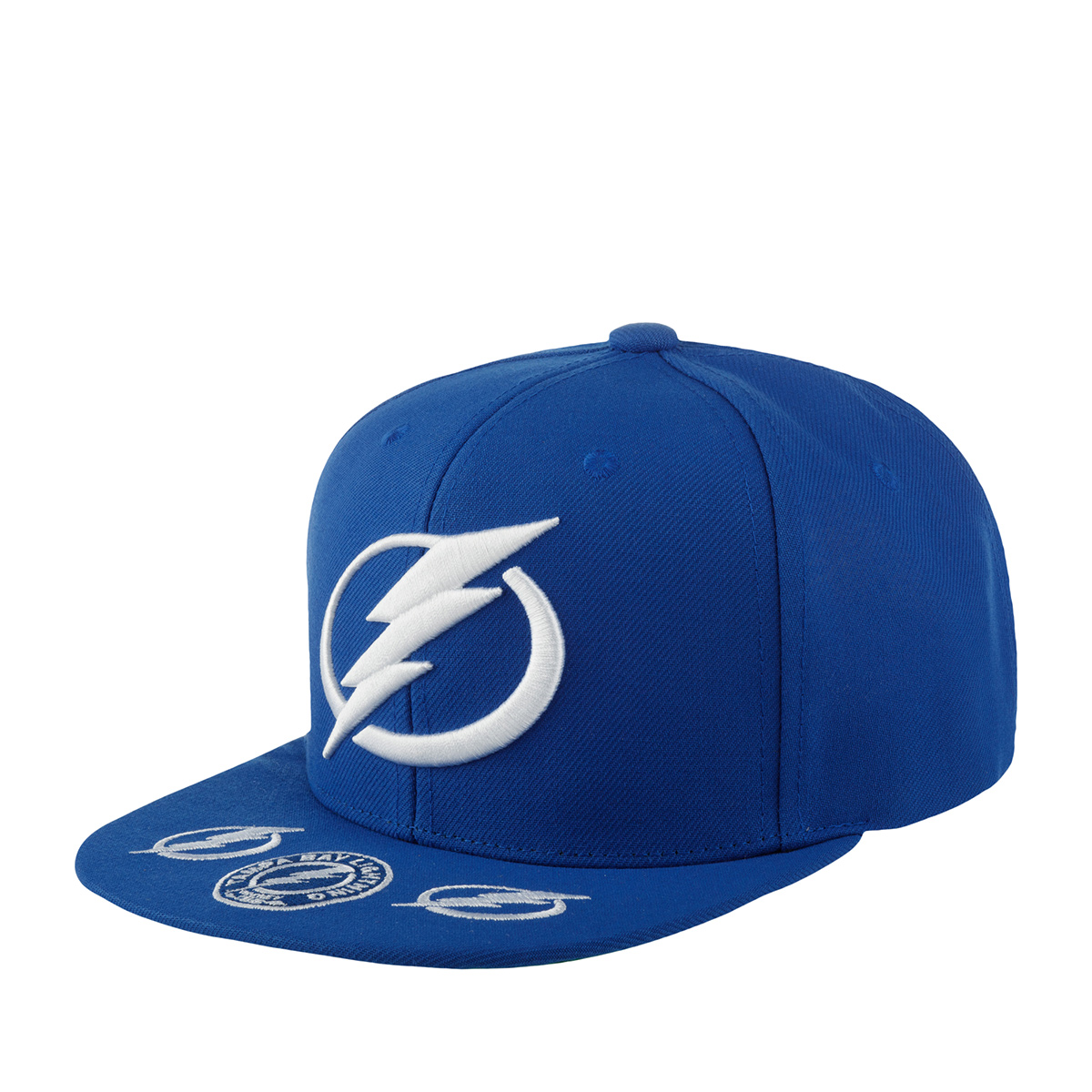 Бейсболка Mitchell & Ness 6HSSSH22089-TBLBLUE Tampa Bay Lightning NHL синяя, one size