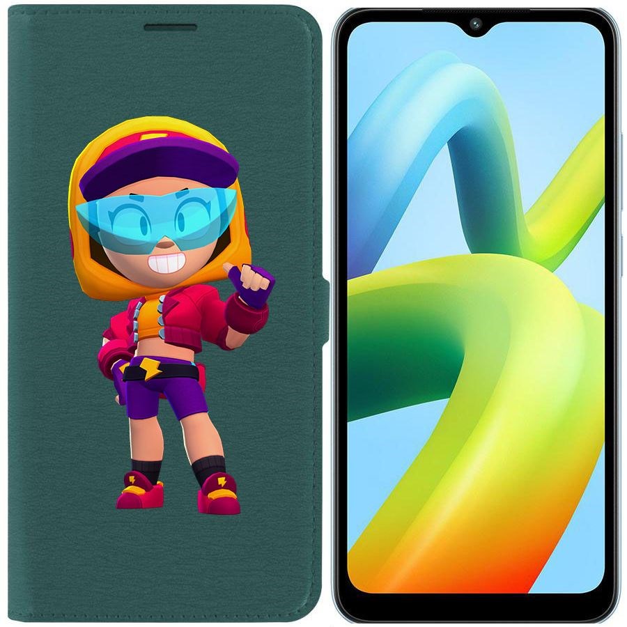 

Чехол-книжка Eco Book для Xiaomi Redmi A1+ Brawl Stars-Стритстайл Макс