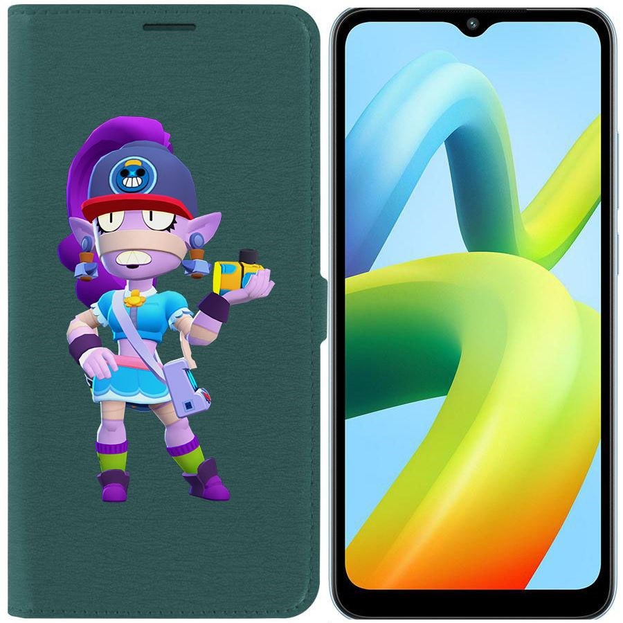 

Чехол-книжка Eco Book для Xiaomi Redmi A1+ Brawl Stars-Суперфанатка Эмз