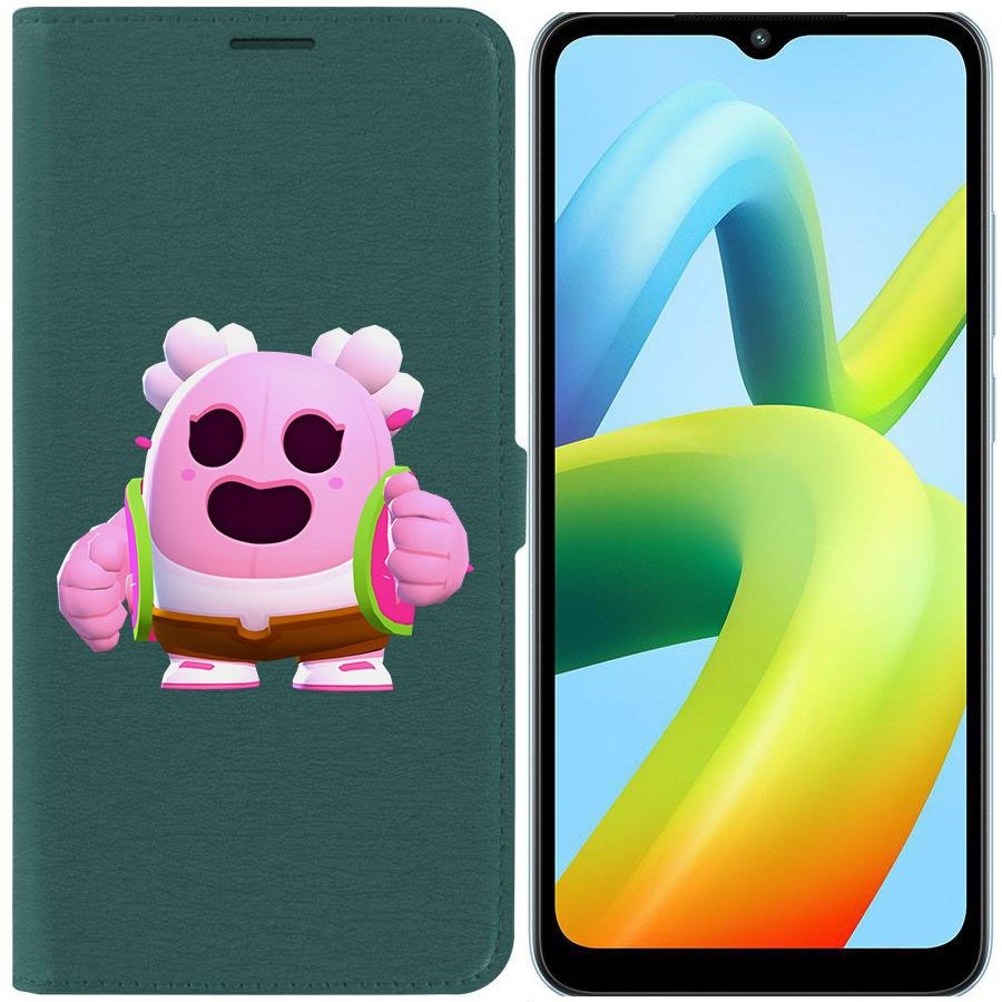 

Чехол-книжка Eco Book для Xiaomi Redmi A1+ Brawl Stars-Сакура Спайк