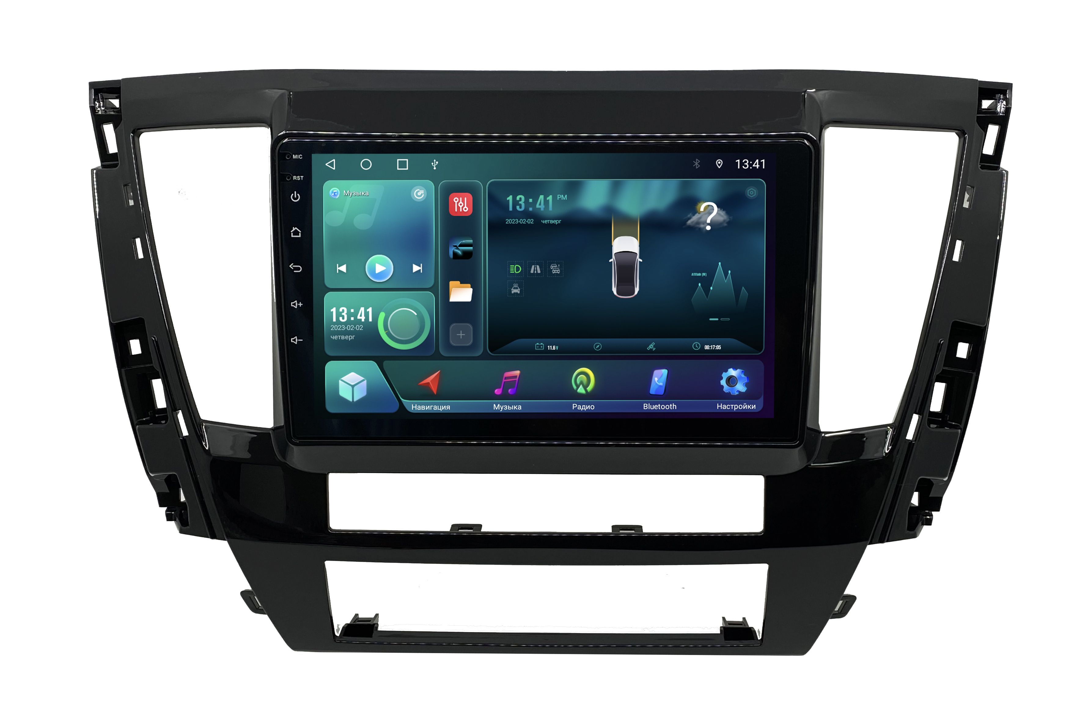 Штатная магнитола Zenith Mitsubishi Pajero Sport III рест 2020-2023 Android 12 464 3214100₽