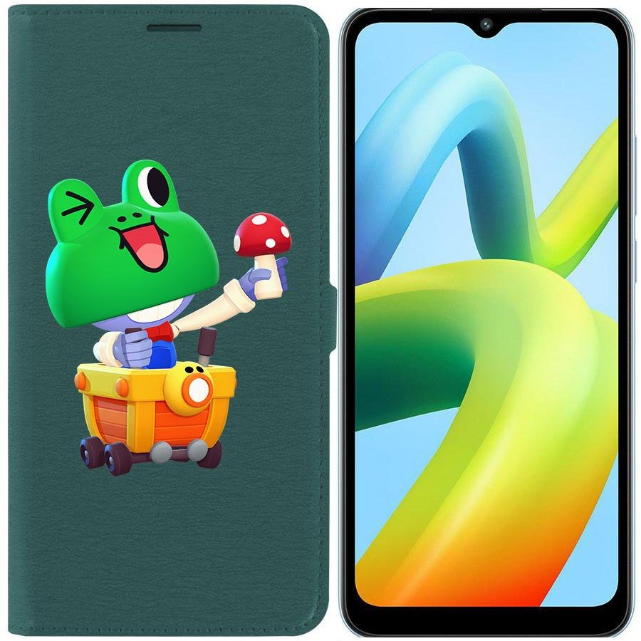 

Чехол-книжка Eco Book для Xiaomi Redmi A1+ Brawl Stars-Леонард Карл