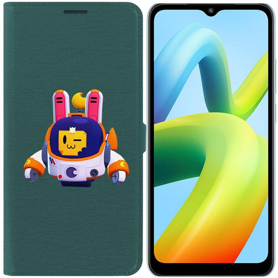 фото Чехол-книжка eco book для xiaomi redmi a1+ brawl stars-лунный спраут krutoff