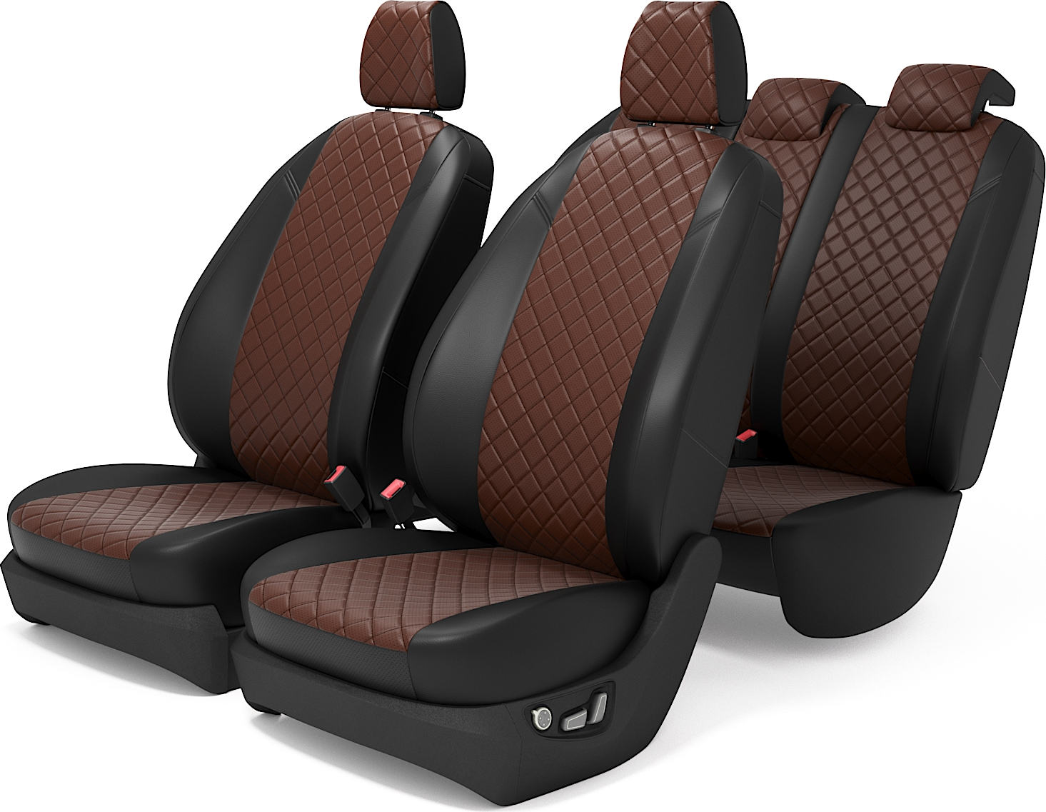 

Чехлы на сиденья Лада Ларгус 2 места с 2021 по 2026 год,, Коричневый, PLargus2sitrest21