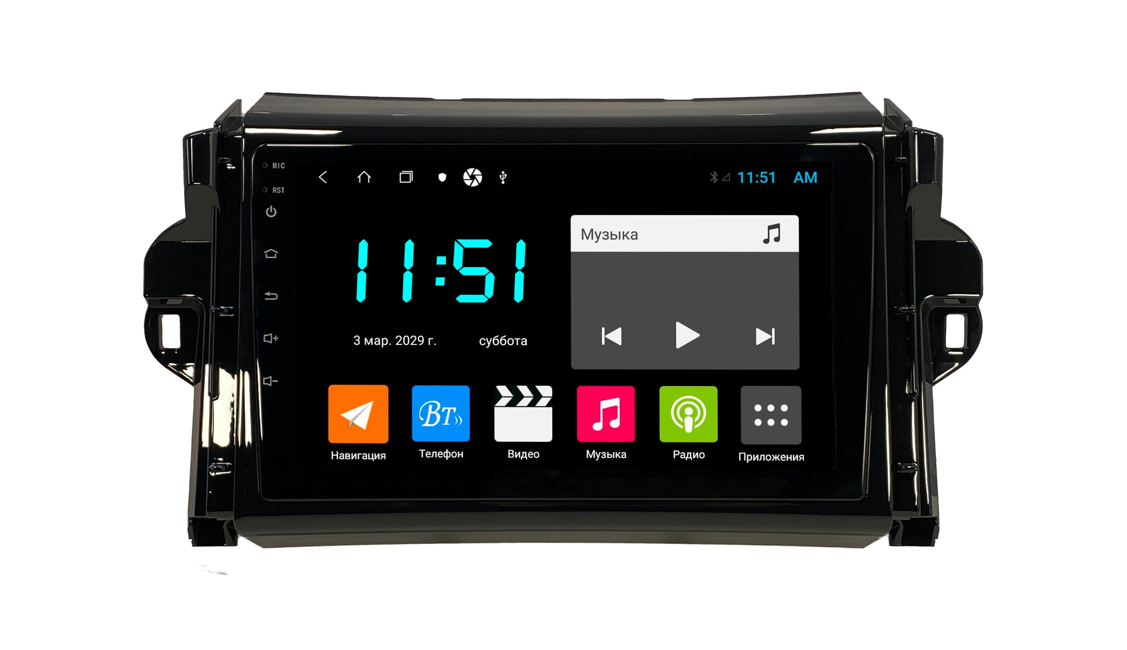 Штатная автомагнитола Zenith Toyota Fortuner 2015-2018 Android 12 464GB Мультируль 3021300₽