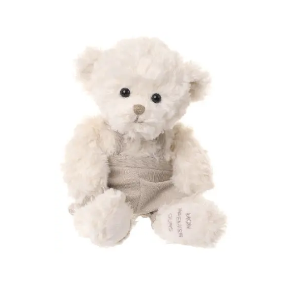 

Плюшевый мишка Bukowski Mon Premier Ours Wyatt молочный 35 см, Белый
