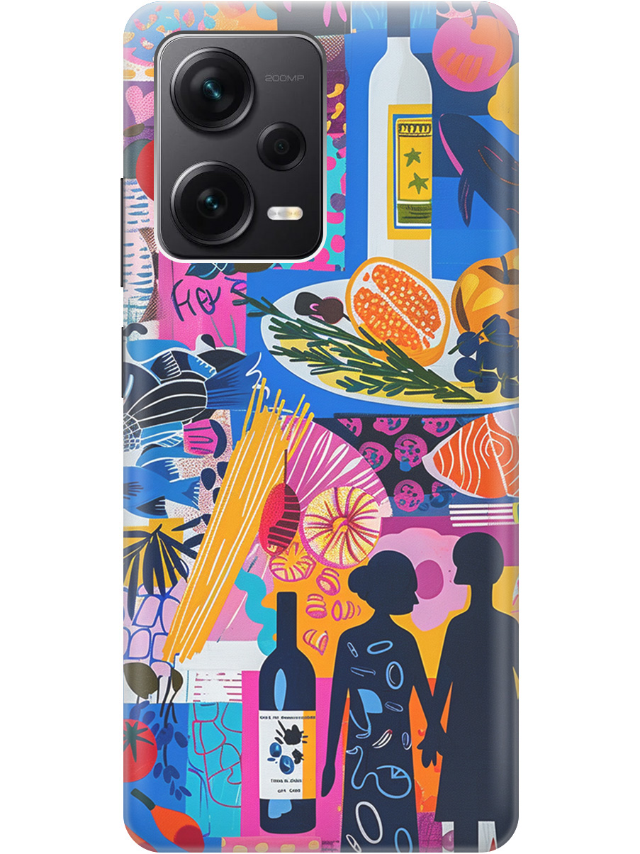 

Чехол на Xiaomi Redmi Note 12 Pro / Note 12 Pro+ / Note 12 Explorer Edition 802453, Синий;прозрачный;розовый, 762098451