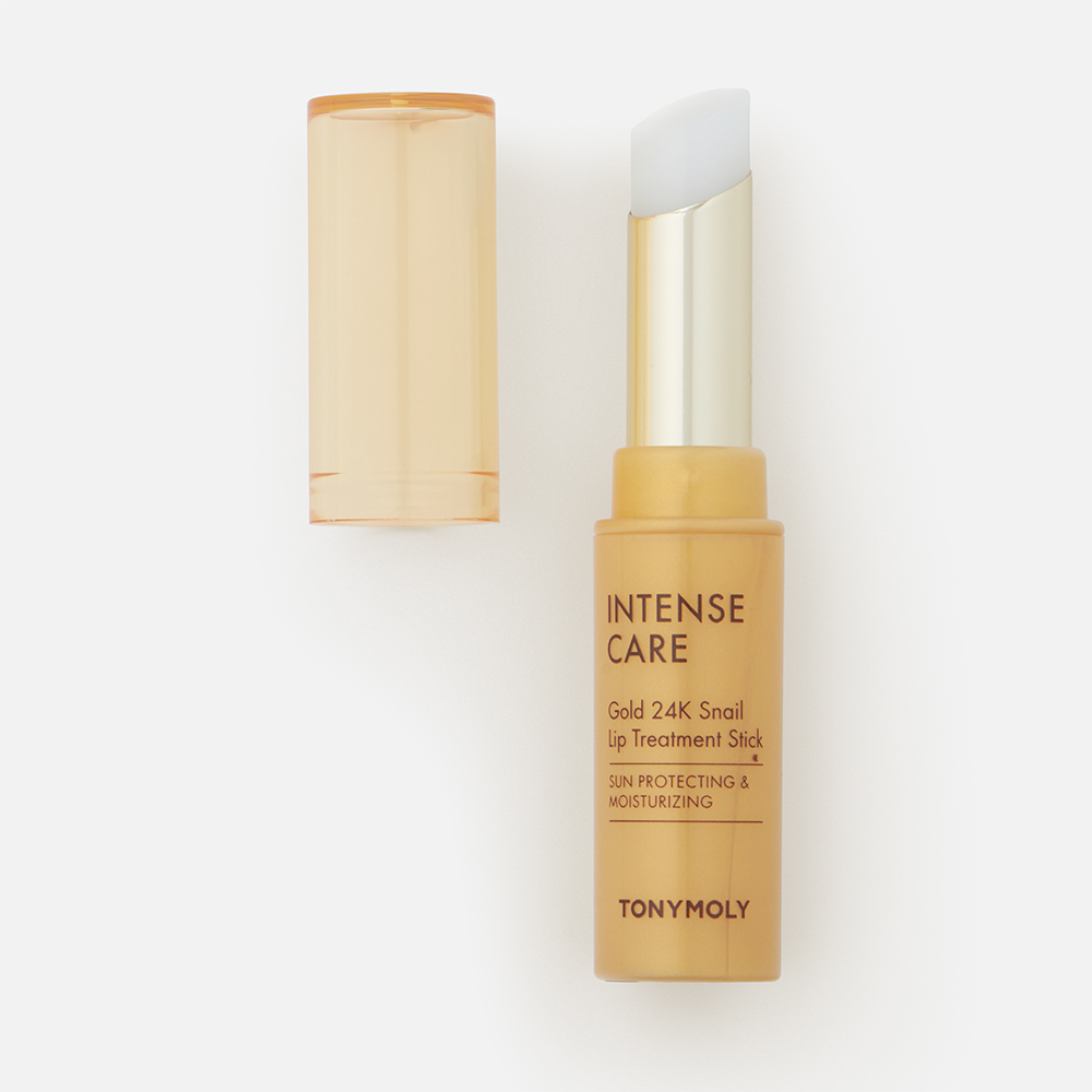 Бальзам для губ Tony Moly Intense Care Gold 24K Snail Lip Treatmen восстанавливающий 4 г 1049₽