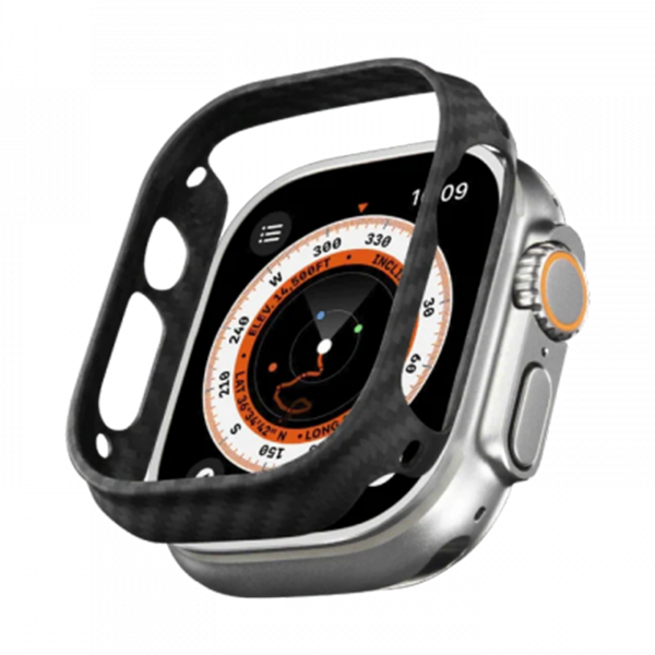 Чехол Pitaka Air Case для Apple Watch Ultra 49мм черно-серый (KW3001A)