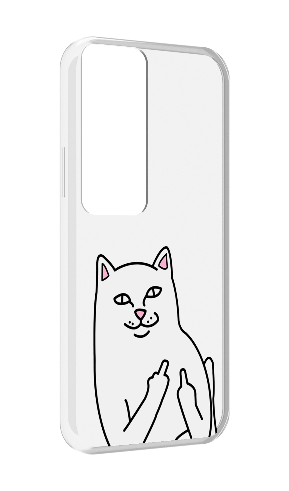

Чехол MyPads котяра для Tecno Pova Neo 2, Прозрачный, Tocco