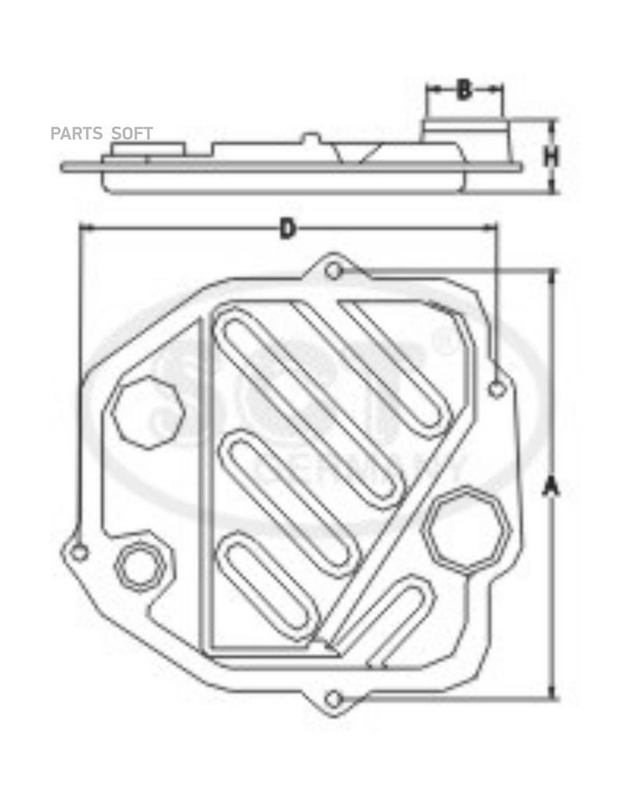 SCT SG 1055 Фильтр для АКПП SG1055