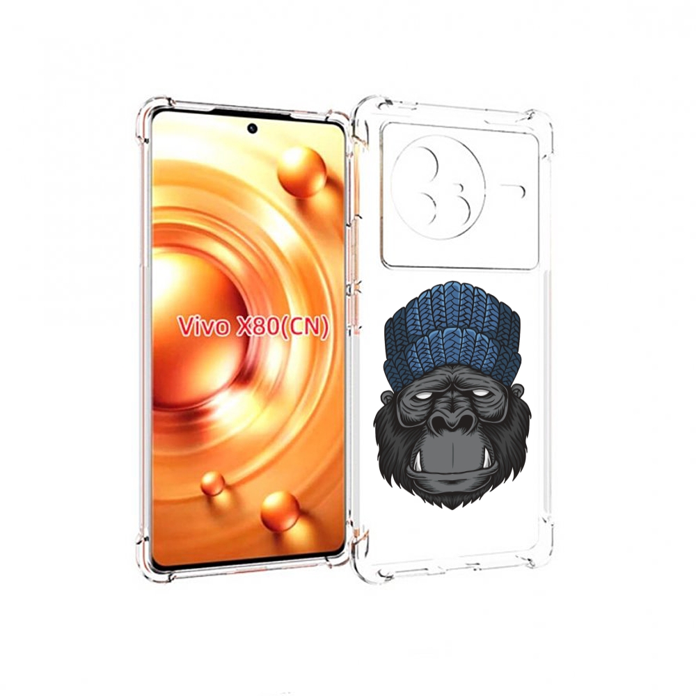 

Чехол Mypads Горила Для Vivo X80, Прозрачный, Tocco