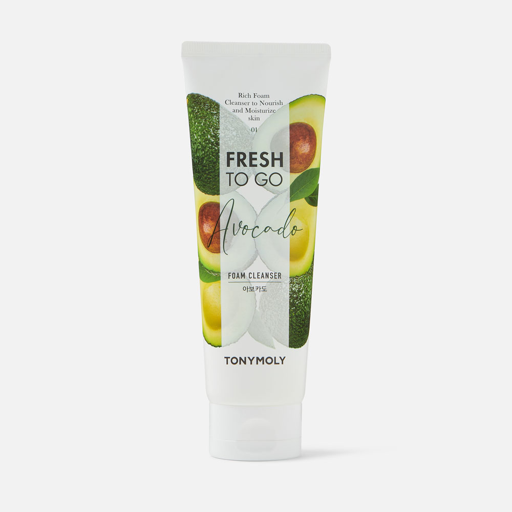 Пенка для умывания TONY MOLY Fresh To Go Avocado Foam Cleanser с авокадо 170 мл 569₽