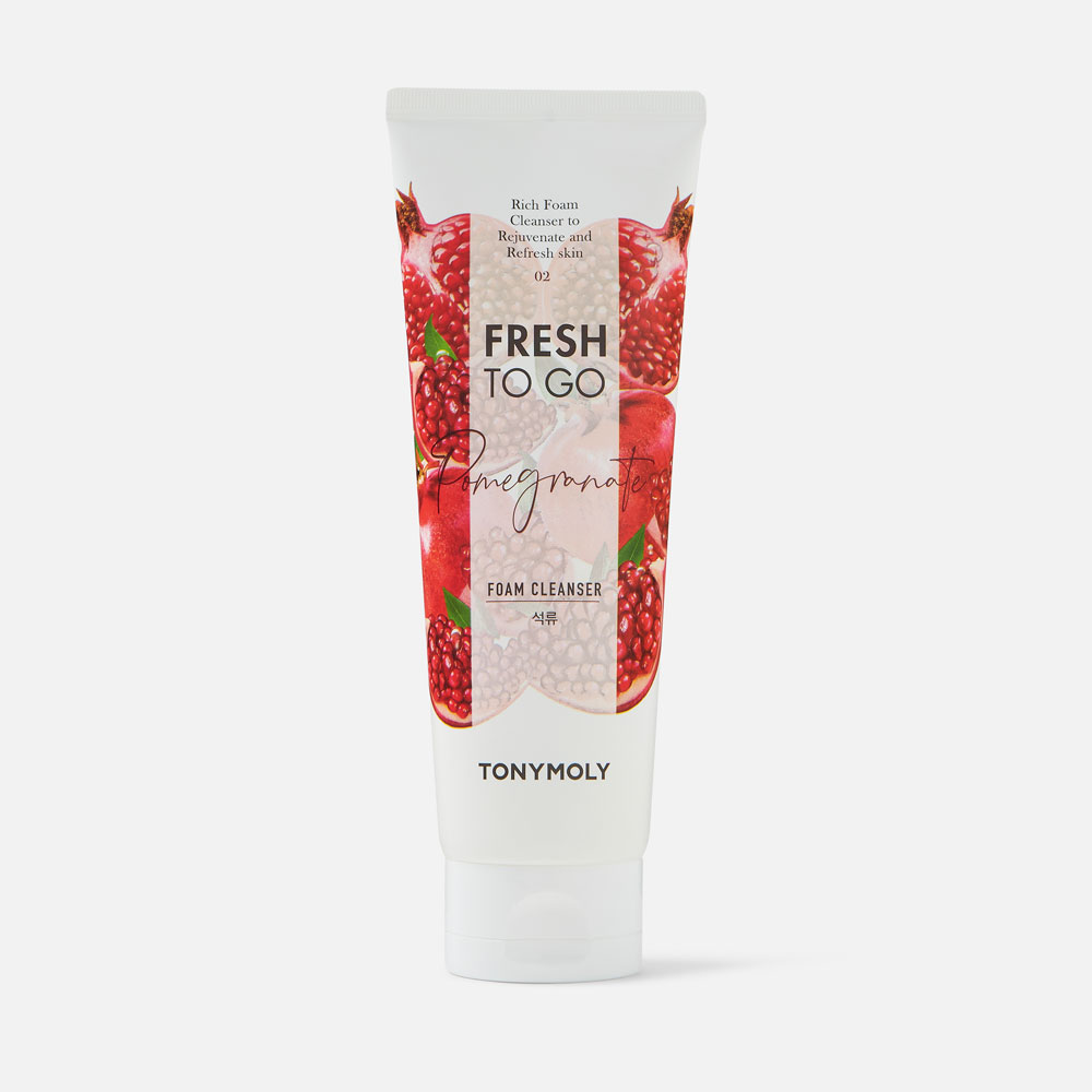 Пенка для умывания TONY MOLY Fresh To Go Pomegranate Foam Cleanser с гранатом 170 мл 534₽