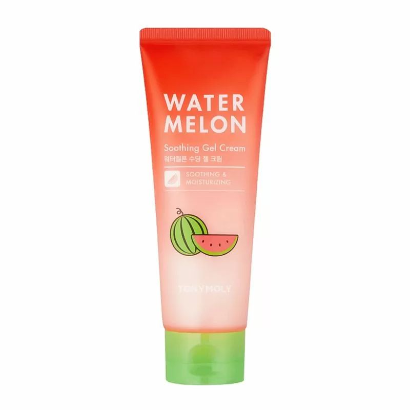 Гель-крем для лица и тела Tony Moly Watermelon Soothing арбузный 120 мл beautific скраб для лица c экстрактом арбуза watermelon