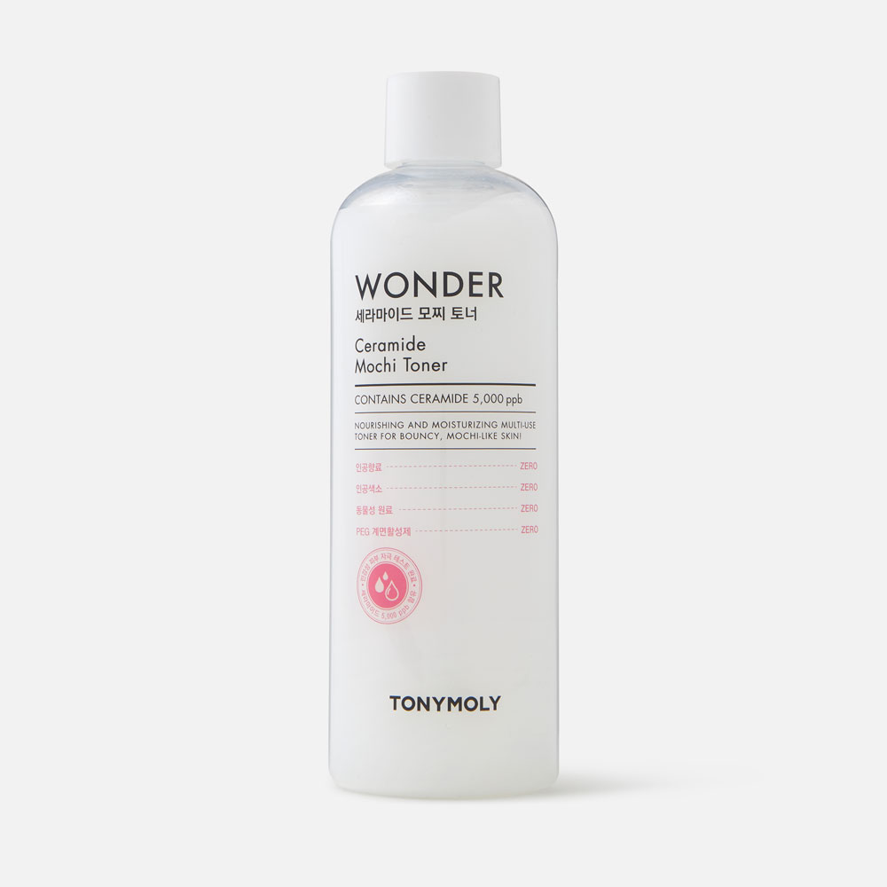 Тонер для лица Tony Moly Wonder Ceramide Mochi Toner с церамидами 500 мл 1662₽