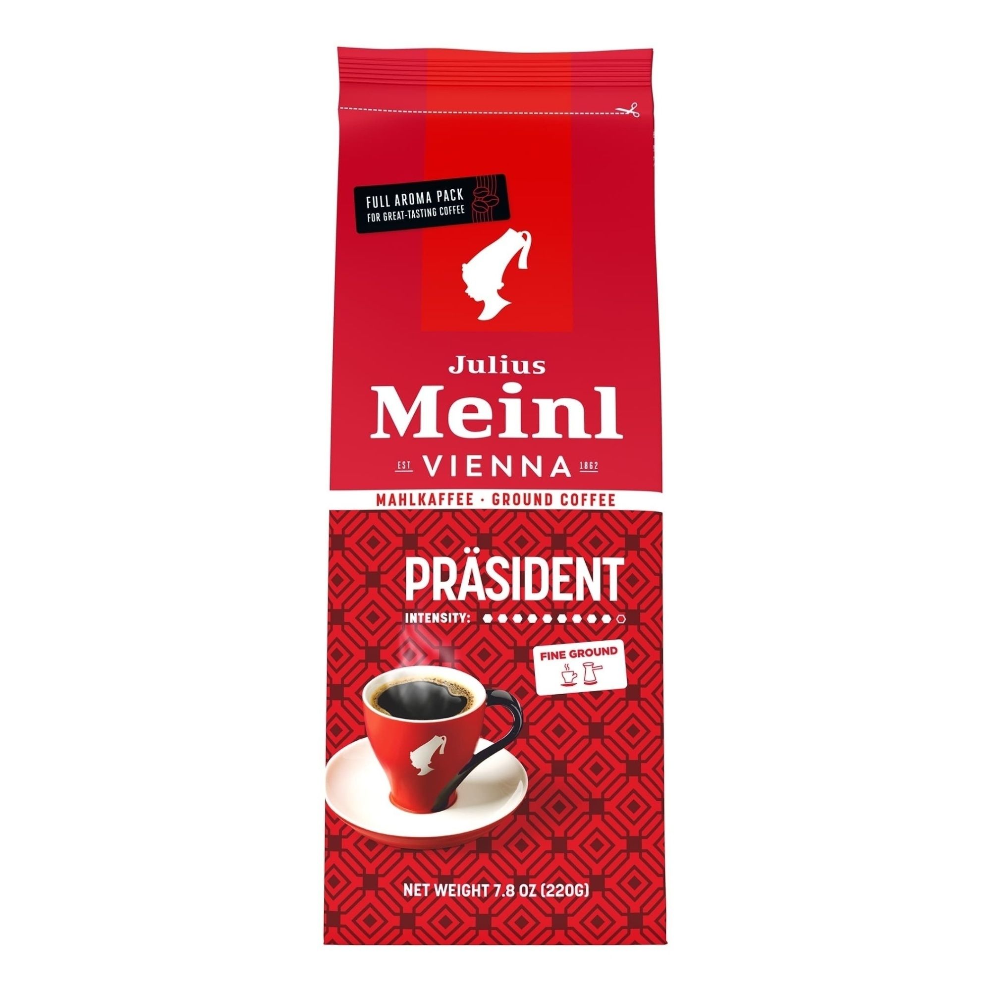 Кофе Julius Meinl Vienna Prasident молотый 220 г 473₽