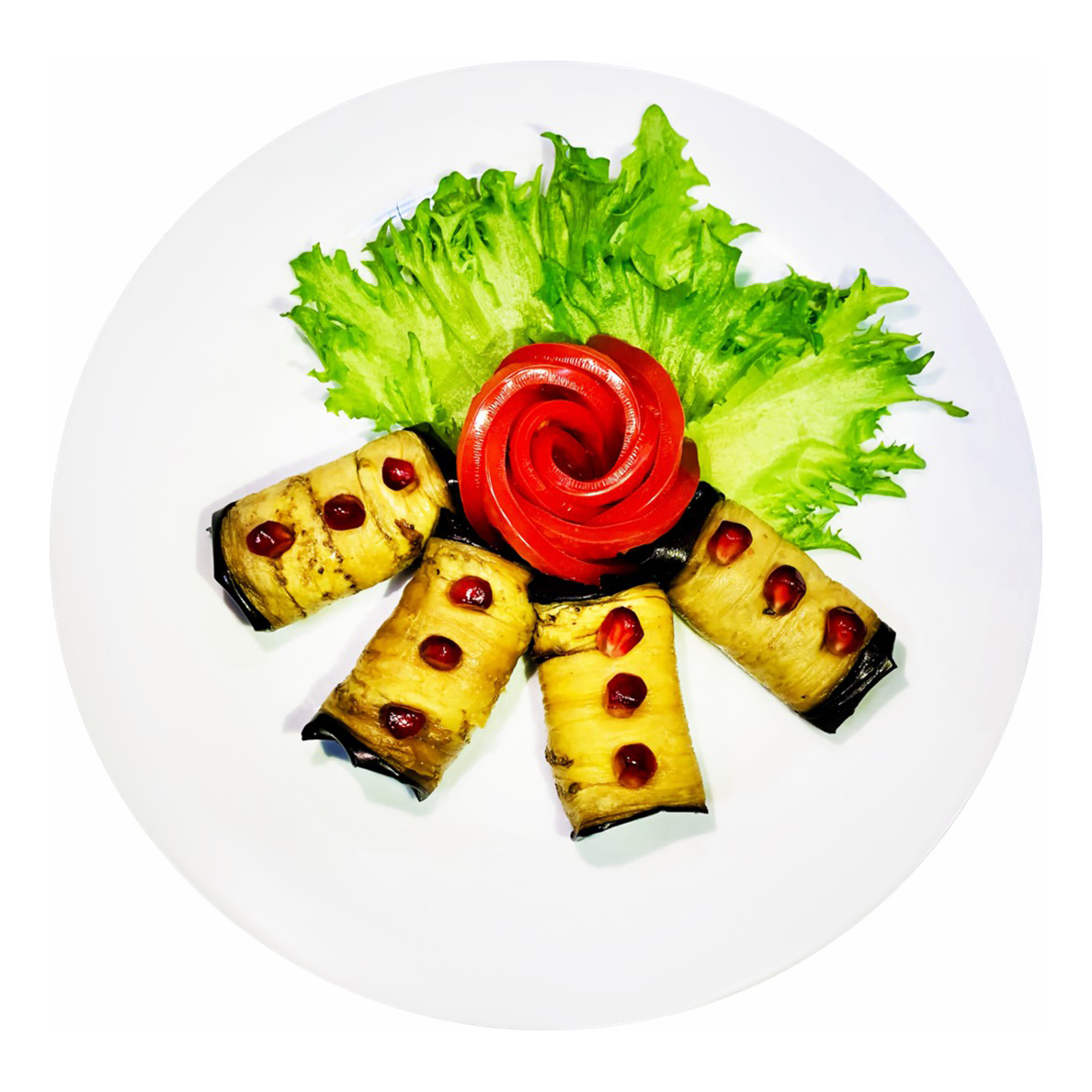 

Закуска Грузинские Вкусняшки Рулетики По-грузински с орехами +-200 г