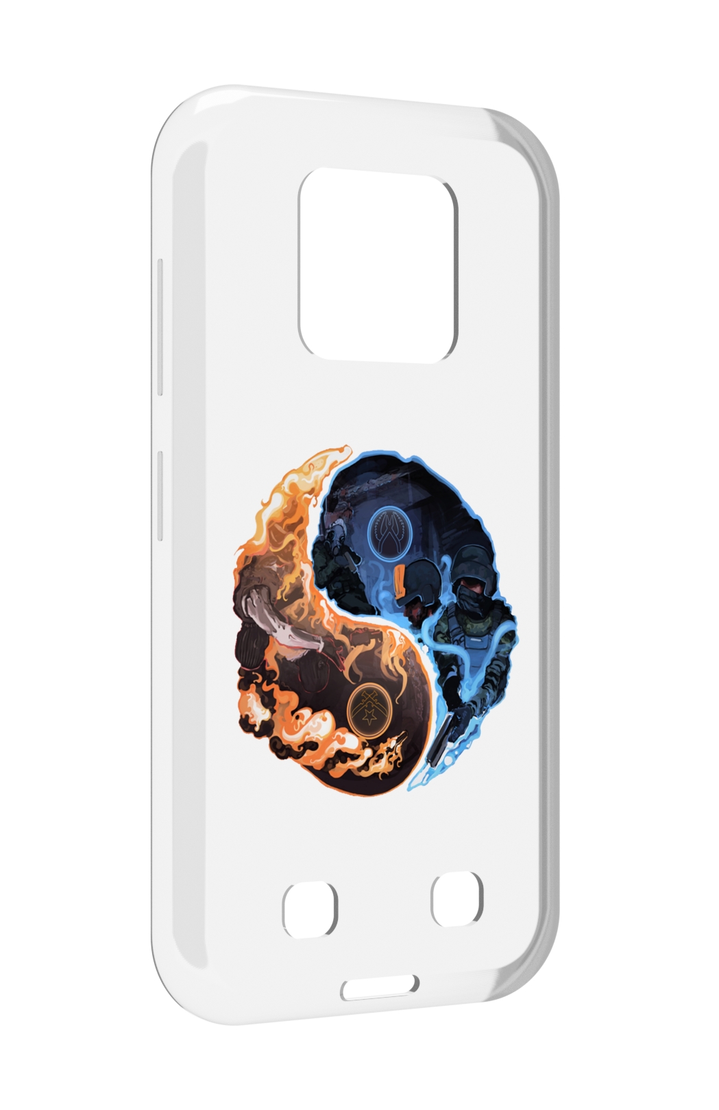 

Чехол MyPads кс-го-инь-янь для Oukitel WP18, Прозрачный, Tocco