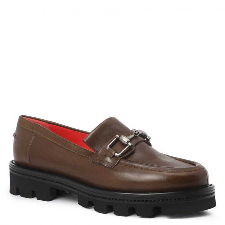 

Лоферы женские Pas De Rouge 2590_2135973 коричневые 41 EU