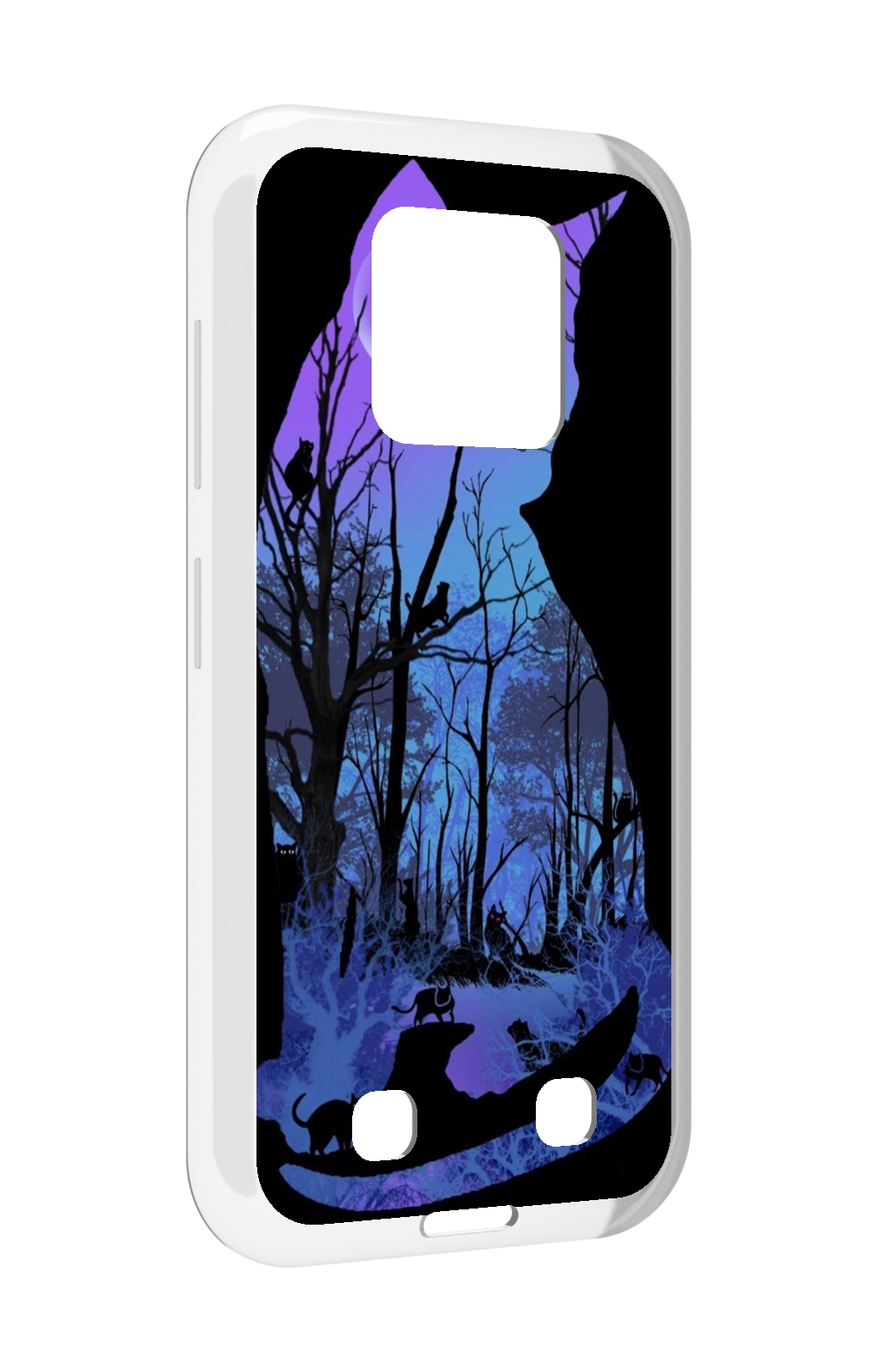 

Чехол MyPads лес внутри кота для Oukitel WP18, Прозрачный, Tocco