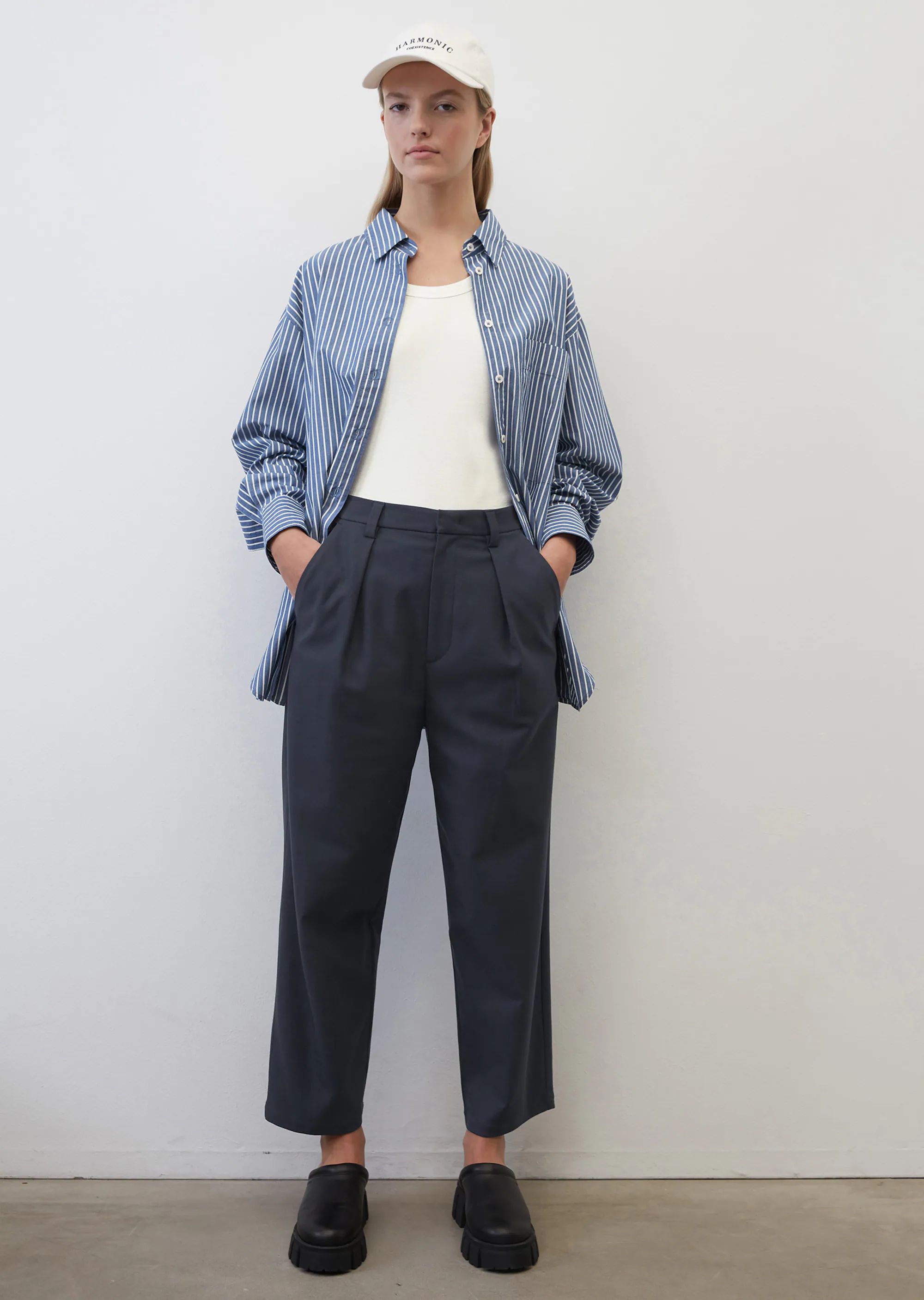 

Брюки женские Marc O’Polo Denim 341026610415 синие M, Синий, 341026610415