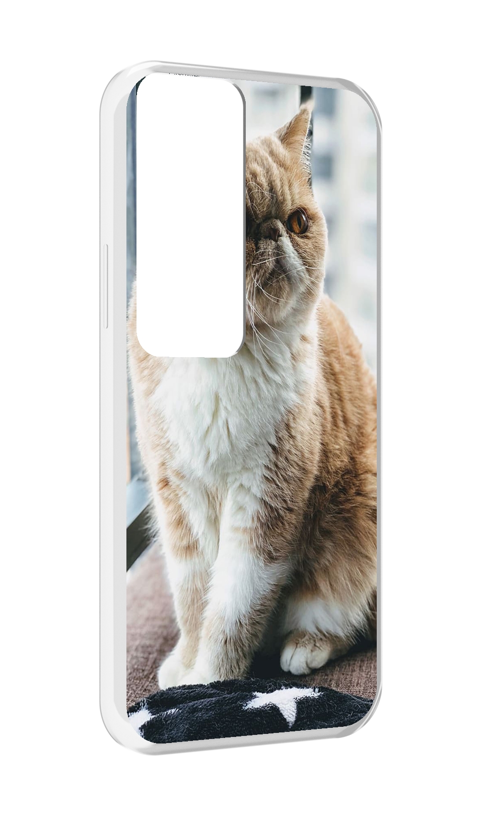 Чехол MyPads кошка экзот для Tecno Pova Neo 2