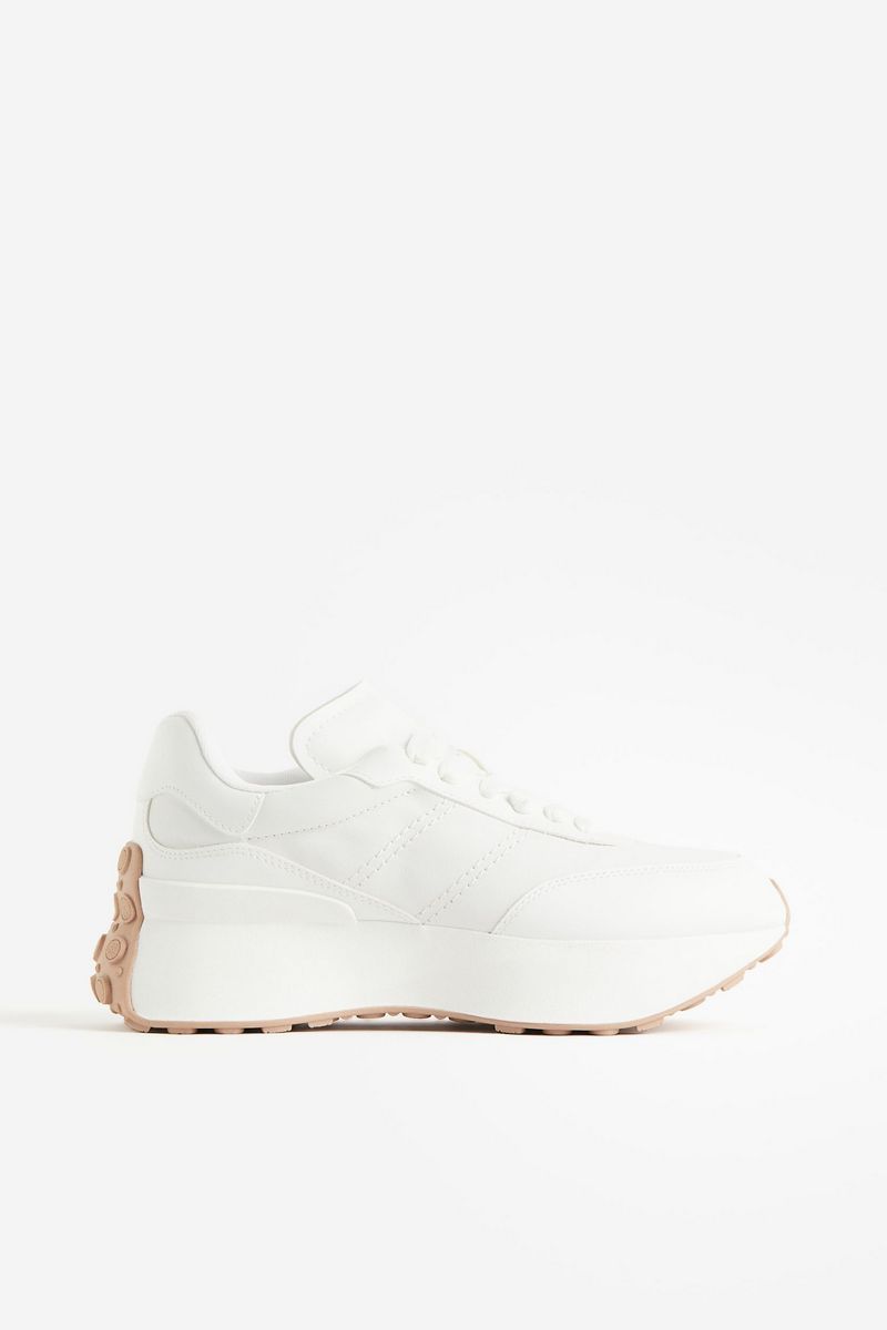 

Кроссовки женские H&M 1115156 белые 39 EU, Белый, 1115156