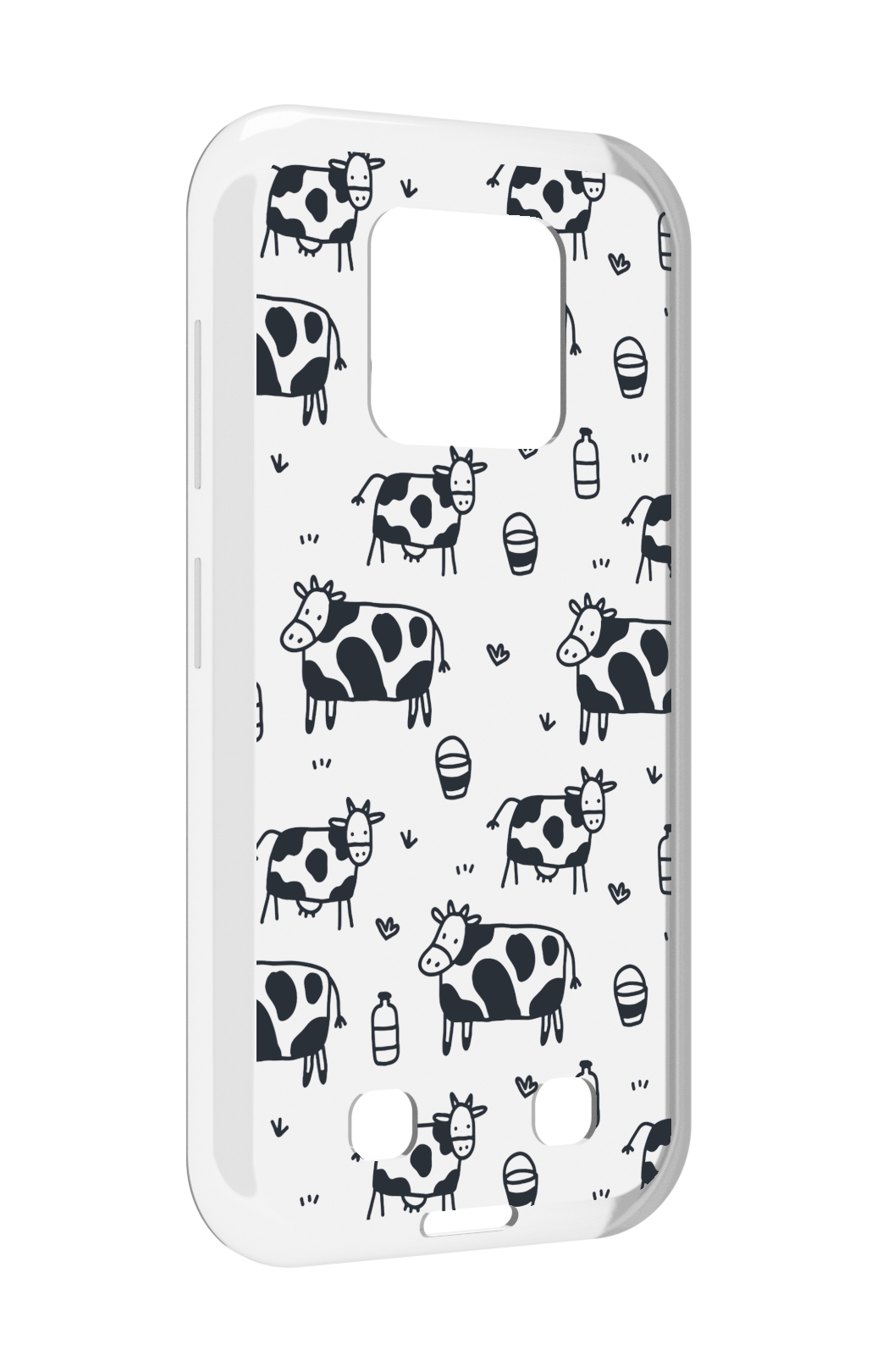 

Чехол MyPads маленькие-коровки для Oukitel WP18, Прозрачный, Tocco