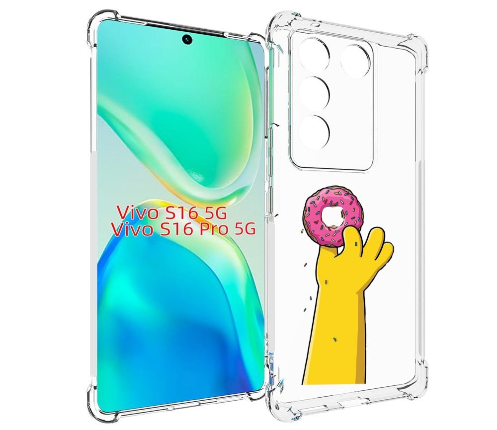 

Чехол MyPads вкусный-пончик для Vivo S16 5G/S16 Pro 5G/V27/V27 Pro, Tocco