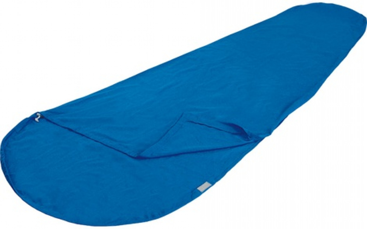 Вставка в мешок спальный   Cotton Inlett Mummy синий, 225 см длина, 23506