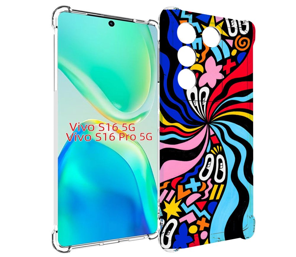 

Чехол MyPads волнистая-абстракция для Vivo S16 5G/S16 Pro 5G/V27/V27 Pro, Tocco