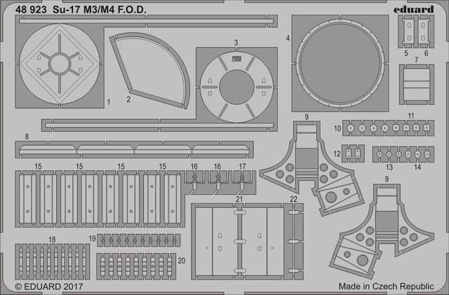 

Фототравление Eduard 48923 Сухой СУ-17 M3/ M4 Обтекатель 1/48