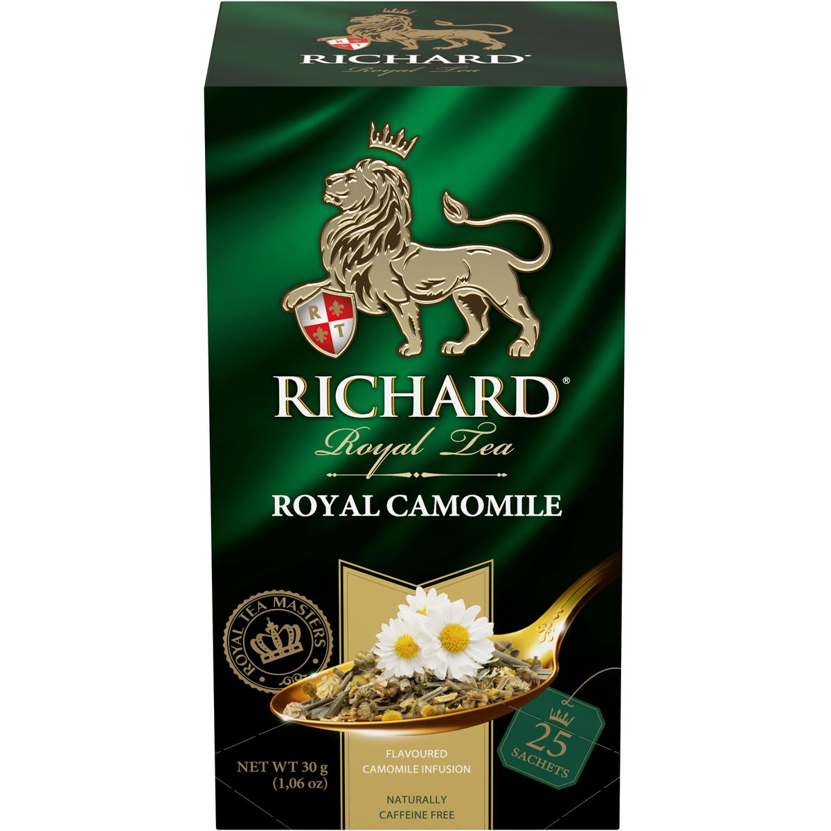 

Чайный напиток Richard Royal Camomile, с ромашкой, 25 сашетов