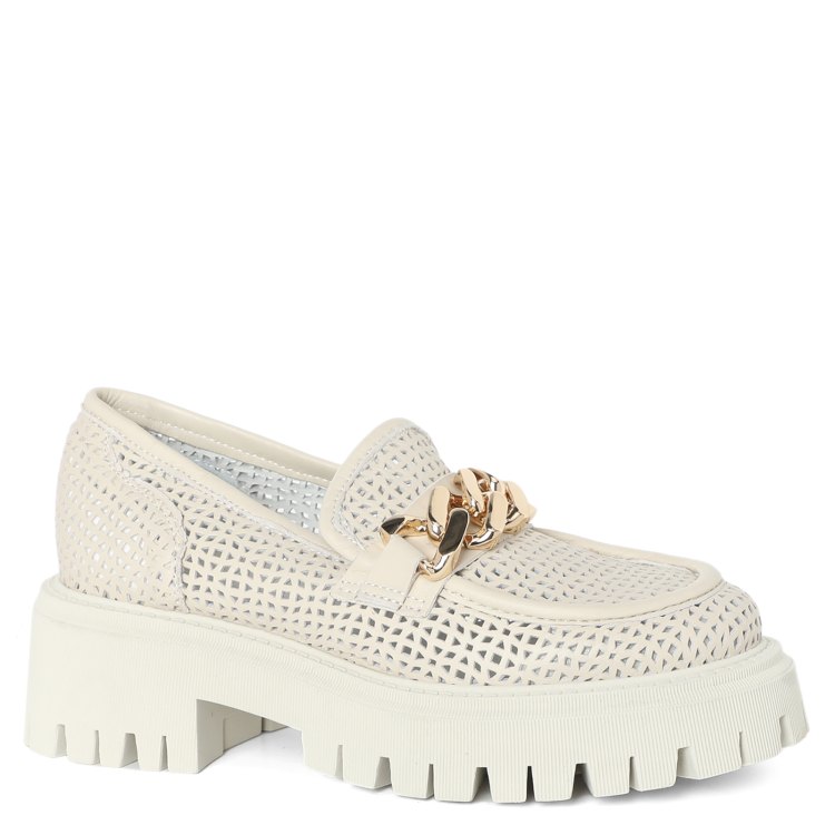 

Лоферы женские J.j.delacroix MOC FORATO бежевые 36 EU, MOC FORATO