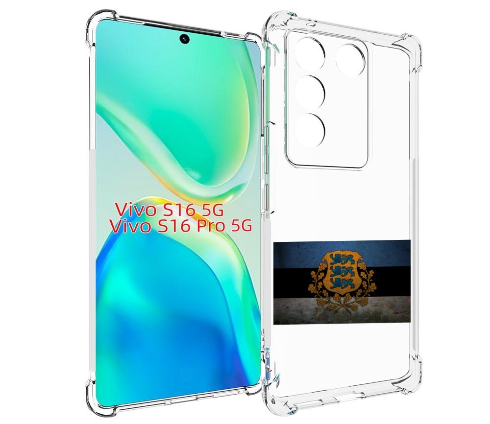

Чехол MyPads герб флаг эстонии-1 для Vivo S16 5G/S16 Pro 5G/V27/V27 Pro, Tocco