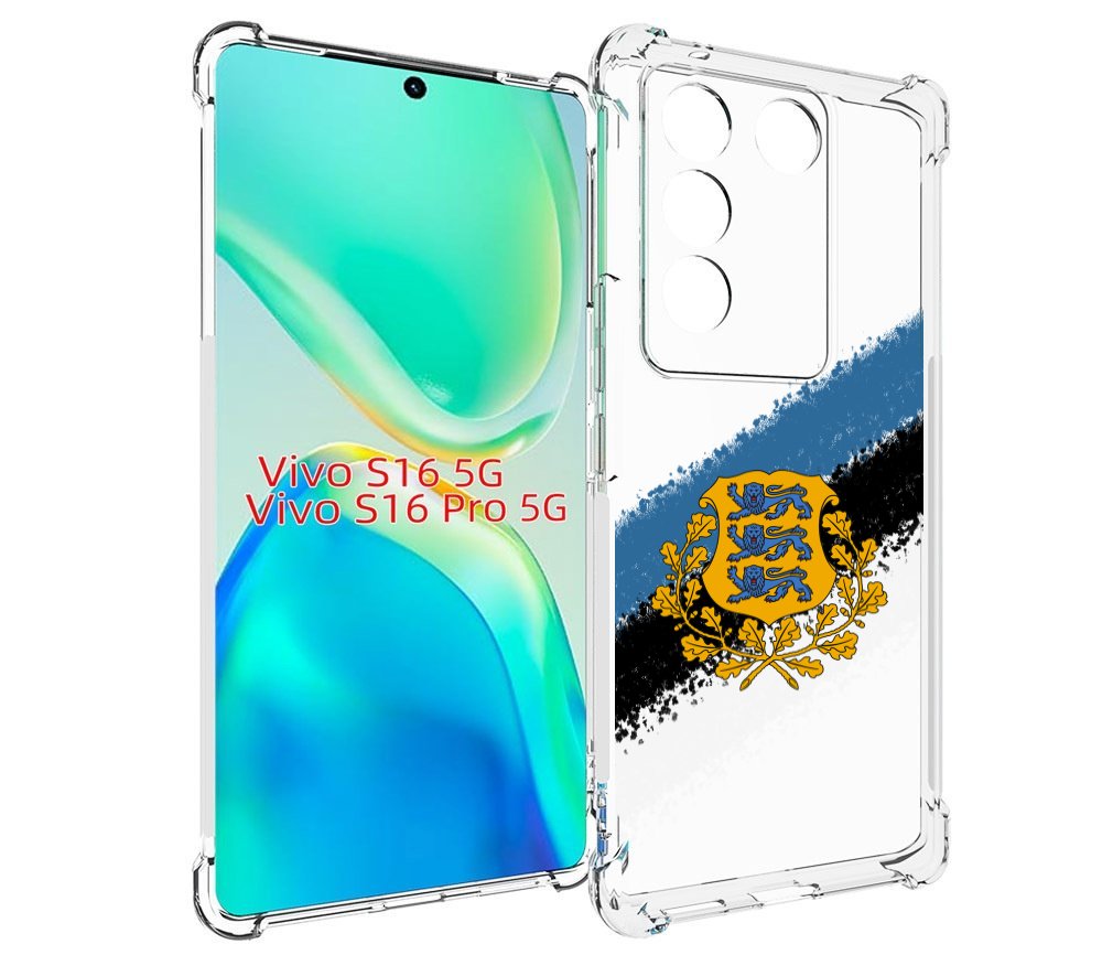 

Чехол MyPads герб флаг эстонии-2 для Vivo S16 5G/S16 Pro 5G/V27/V27 Pro, Tocco
