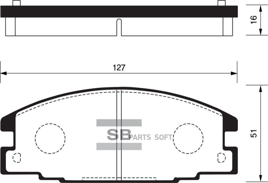 

Тормозные колодки Sangsin brake SP2010