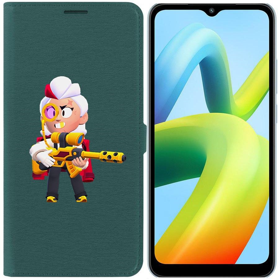 

Чехол-книжка Eco Book для Xiaomi Redmi A1+ Brawl Stars-Белль Голдхэнд