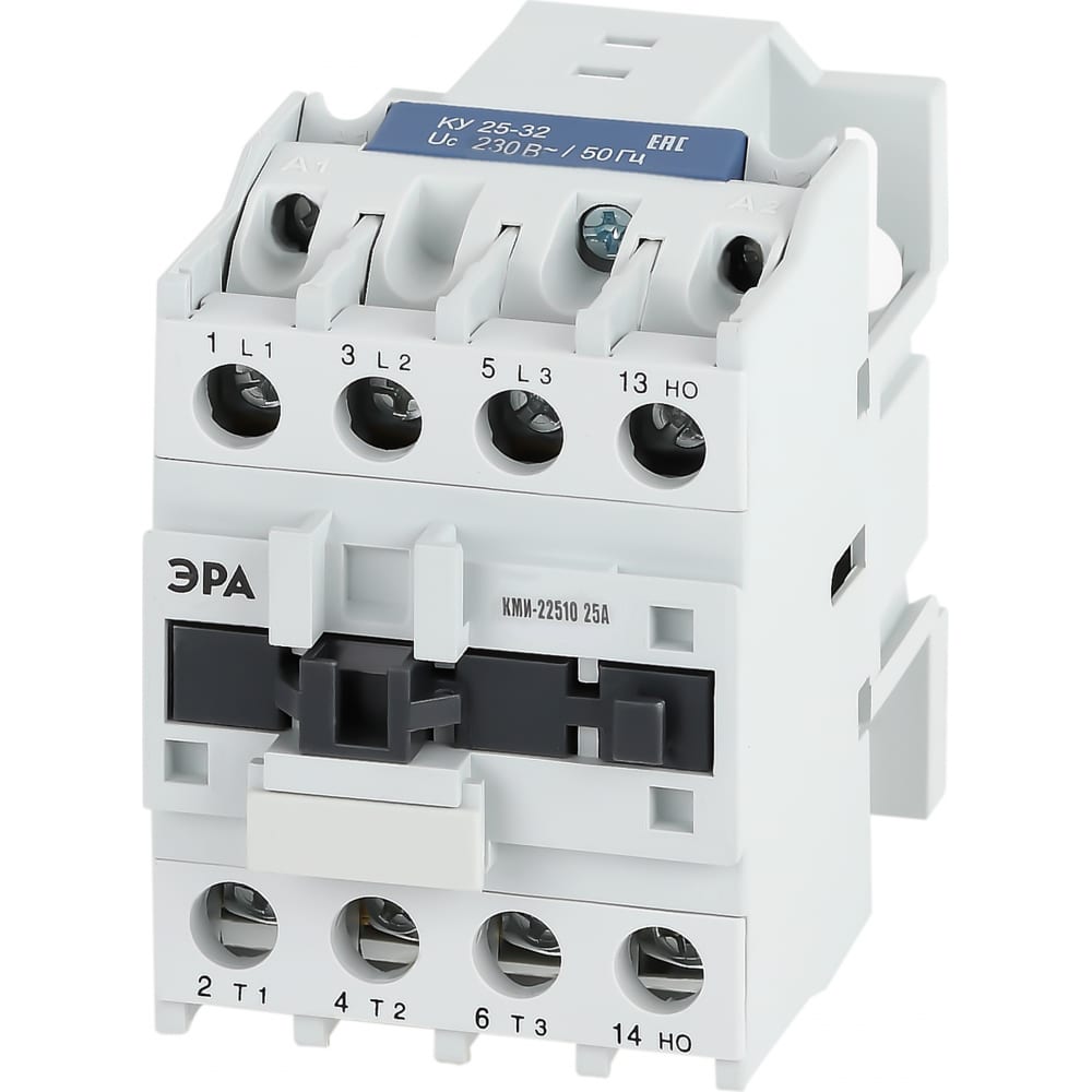 

ЭРА КонтакторPRO KKM21-025-230-10-E КМИ-22510 25А 230В/АС3 1НО, Б0050437