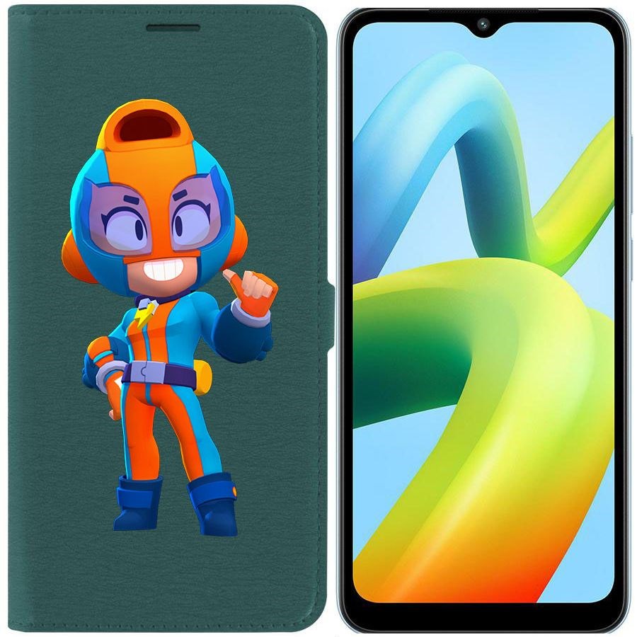 

Чехол-книжка Eco Book для Xiaomi Redmi A1+ Brawl Stars-GT Макс