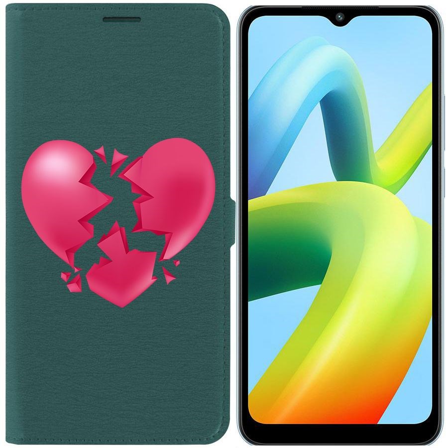 

Чехол-книжка Eco Book для Xiaomi Redmi A1+ Разбитое сердце