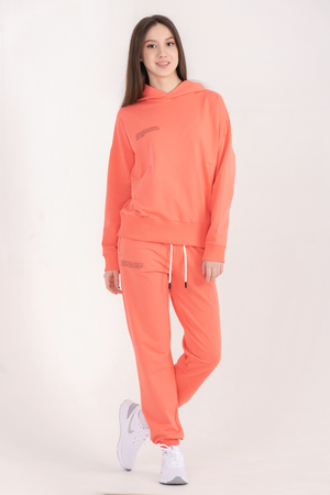 фото Спортивный костюм женский миллена шарм 16048 оранжевый 44 ru