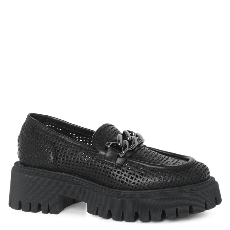 

Лоферы женские J.j.delacroix MOC FORATO черные 40 EU, MOC FORATO