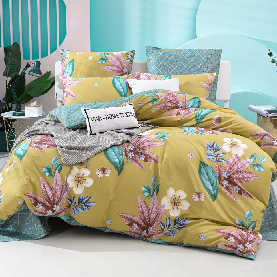 

Комплект постельного белья Делюкс Сатин L353