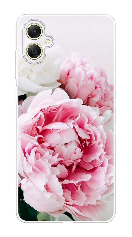 

Чехол на Samsung Galaxy A06 "Розовые и белые пионы", Розовый;белый, 2110150-1